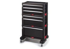 Модульная система хранения инструмента на колесах KETER SET DRAWER 237786 комод черный, Черный