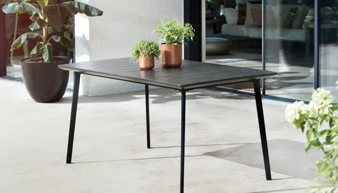 Стол садовый Keter Metalea Table 249184 черный, Черный