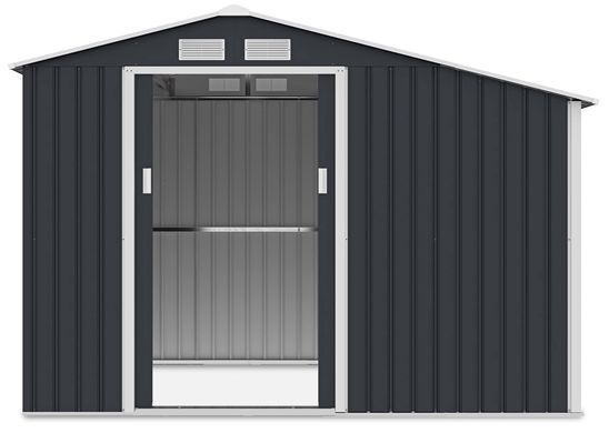 Садовый домик металлический HardMaster Madison 9x6 Cold Grey 003997 (278х191 см)