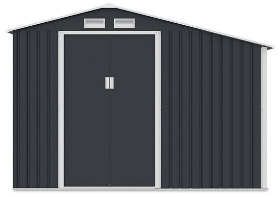 Садовый домик металлический HardMaster Madison 9x6 Cold Grey 003997 (278х191 см)