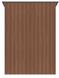 Металлический сарай HardMaster Kent 5x3 Walnut 005286 (143x89см)