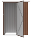 Металлический сарай HardMaster Kent 5x3 Walnut 005286 (143x89см)