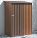 Металлический сарай HardMaster Kent 5x3 Walnut 005286 (143x89см)