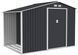 Садовый домик металлический HardMaster Madison 9x6 Cold Grey 003997 (278х191 см)