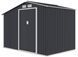 Садовый домик металлический HardMaster Madison 9x6 Cold Grey 003997 (278х191 см)