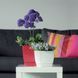 Горшок для цветов пластиковый Prosperplast Coubi Square P DUKP240-S449 белый квадратный