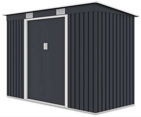 Сарай для инструментов металлический HardMaster Oregon 9x4 Cold Grey 004033 (261х121 см)
