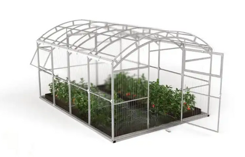Теплиця полікарбонатна теплиця Botanic Rolnik R449016 білий каркас, Білий