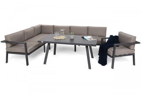 Набір садових меблів Home Garden Home Garden Miami Grey Taupe