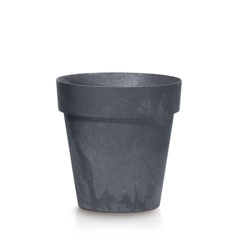 Горшок для цветов пластиковый Prosperplast Cube Beton Effect DCUB400E-S433 антрацит, Антрацит