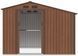 Садовый домик металлический HardMaster Madison 9x6 Walnut 003999 (278х191 см)