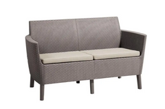 Диван Keter Salemo 2 Seater Sofa 258961 капучино