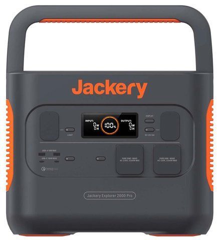 Зарядная станция Jackery Explorer 2000 Pro 2160Wh 600000mAh 2200W Black/Orange