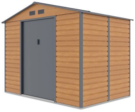 Сарай для инструмента HardMaster Montreal 9x8 Oak Grey 004100