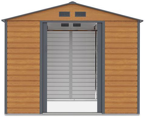 Сарай для инструмента HardMaster Montreal 9x8 Oak Grey 004100