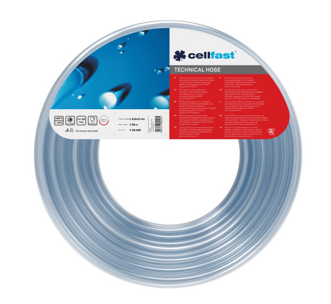 Шланг технічний, неармований Cellfast 4,0 &times; 1,0 мм 50 м 20-430