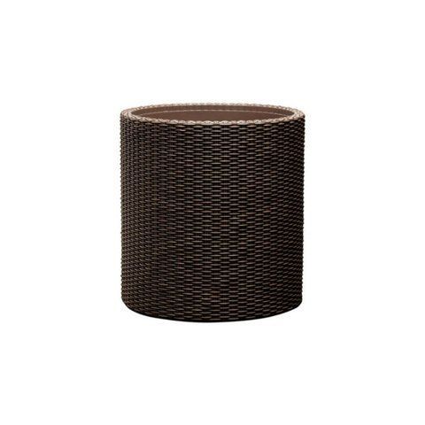 Горшок для цветов Keter Small Cylinder Planter 223940 коричневый