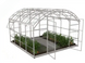 Теплиця полікарбонатна теплиця Botanic Rolnik 4M PRO 449016 білий каркас, Білий