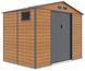 Сарай для инструмента HardMaster Montreal 9x8 Oak Grey 004100