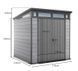 Садовый домик пластиковый Keter Signature Pent 7x7 (216см х 218см) 259814 орех