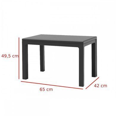 Комплект садових меблів Keter Emily Balcony Set 263011 графіт