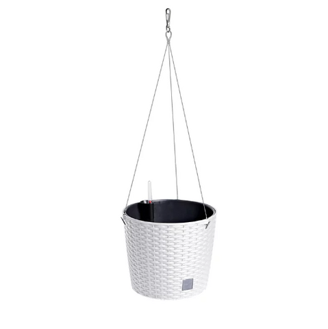 Горщик для квітів підвісний PROSPERPLAST Rato Round W DRTW260-S449 білий, Білий