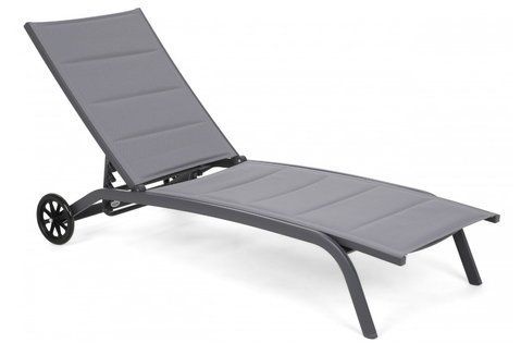 Шезлонг садовий Home Garden HG IBIZA GREY 476943 сірий