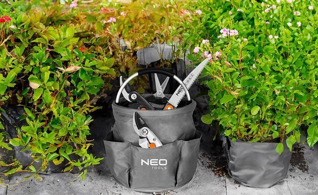Складна сумка для садових інструментів 28 см NEO Tools 15-963