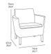 Комплект садовой мебели Allibert Salemo Balcony Set 253206 графит