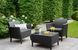Комплект садовой мебели Allibert Salemo Balcony Set 253206 графит