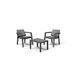 Комплект садових меблів Keter Emily Balcony Set 263011 графіт