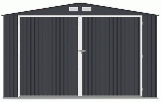 Металевий гараж HardMaster Kingston (380x540 см) Cold Grey 000353