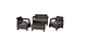 Комплект садовой мебели Keter Bahamas Set 230683 коричневый, Коричневый