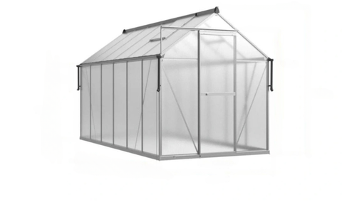 Теплиця полікарбонатна Cultivo Slide-In 183x361cm Silve 008928