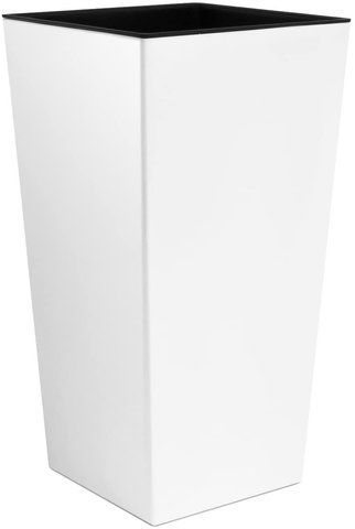 Горщик для квітів пластиковий Prosperplast Urbi Square DURS325-S449 білий