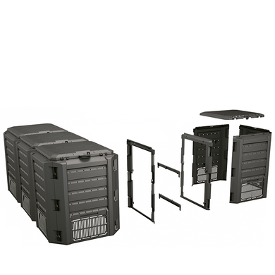 Модуль для компоста садовый Prosperplast COMPOGREEN IKLM1200C-S411 1200л черный