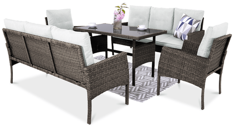 Комплект садовой мебели Focus Garden CORTINA FAMILY 003368 коричневый