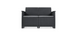Комплект садових меблів Keter Marie 2 seater set with Orlando 252642 графіт, Графит