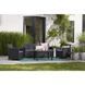 Комплект садових меблів Keter Claire 5 seater set with Orlando big table 252698 графіт