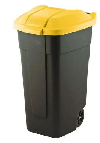 Контейнер для мусора Keter​​​​​​​&nbsp;Refuse Bin O/W 110L черный-желтый 214128