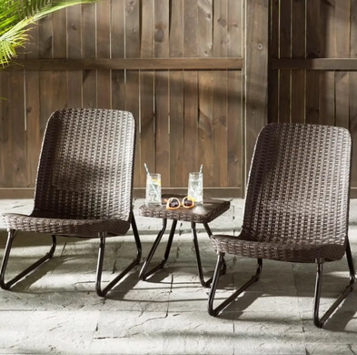Комплект садовой мебели Keter Rio Patio Set 211426 коричневый, Коричневый