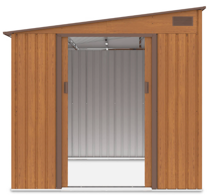 Сарай для инструмента HardMaster Jasper 7x8 Oak Brown 004023 (214х257 см)