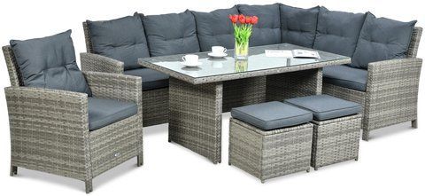Комплект садових меблів Focus Garden IBIZA 003894 сірий, Сірий
