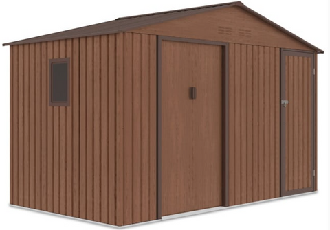 Будиночок металевий HardMaster Falcon 11х6 Walnut 004011 (340x194см)