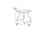 Комплект садовой мебели Keter Rio Patio Set 211426 коричневый, Коричневый