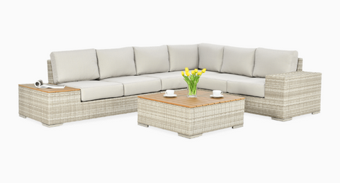 Комплект садових меблів Focus Garden Avocado Wood 002622 бежевий, Бежевий