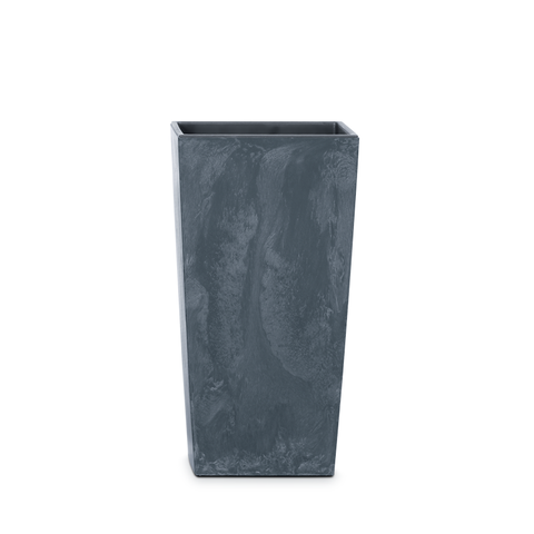 Горщик для квітів пластиковий Prosperplast Urbi Square Beton Effect DURS325E-S433 антрацит
