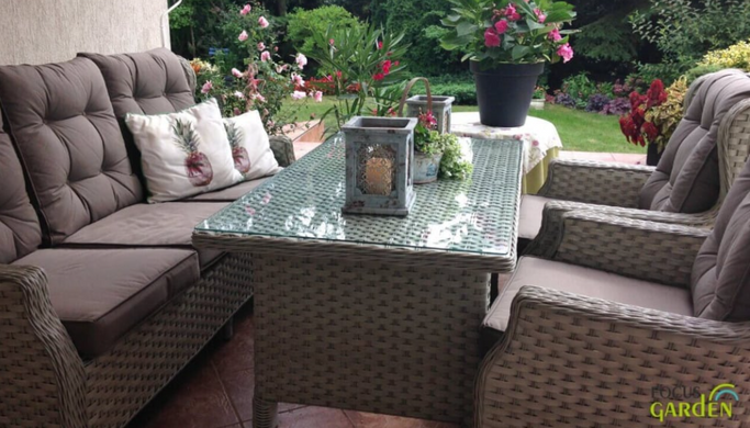 Комплект садових меблів Focus Garden Trivento Dining 3 001598 меланж, Меланж