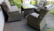 Комплект садових меблів Focus Garden Trivento Dining 3 001598 меланж, Меланж