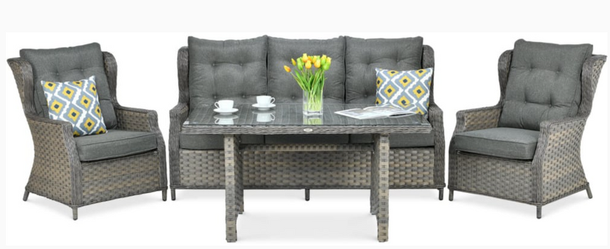 Комплект садових меблів Focus Garden Trivento Dining 3 001598 меланж, Меланж
